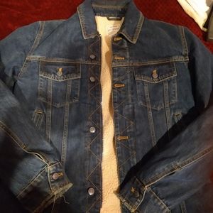 Zadig Valtarie men's denim sherpa jacket